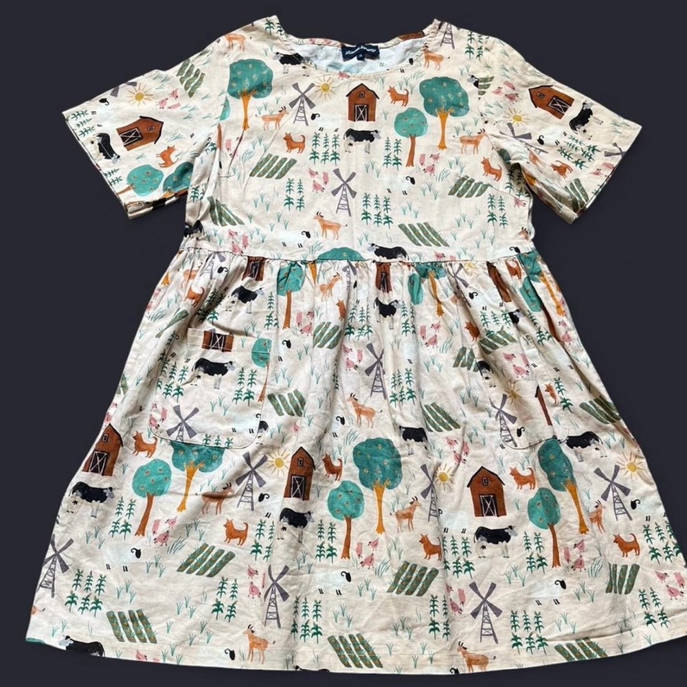 SOLD!!! Farm Themed Princess Highway Babydoll Dress